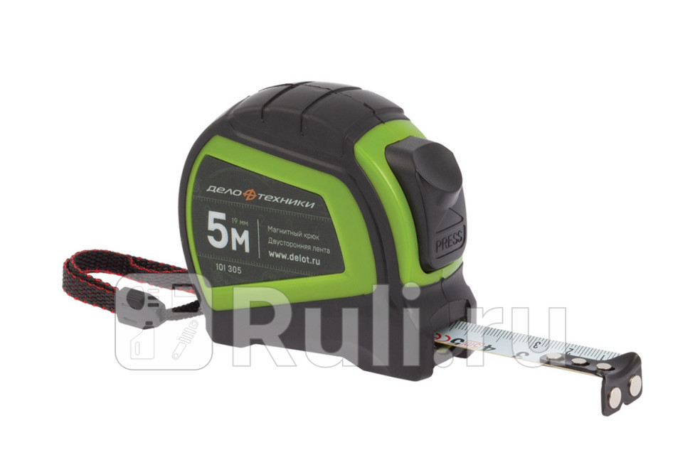 Рулетка в обрезиненном корпусе 5м19мм Дело Техники 101305 650₽