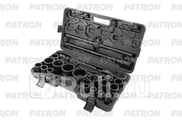 Набор инструментов ударных 26 пр 1 inch 12гр 55 60 65 мм 34 inch 12гр 17 19 21 22 24 2 PATRON P-68262-9MPB 10670₽