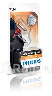 Лампа W12W 12W PHILIPS 3300K PHILIPS 12516 B2 180₽