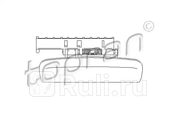 Ручка двери HANS PRIES 722 646 001 0₽