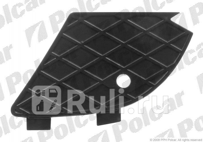 Решетка переднего бампера правая для Mercedes W210 1999-2003 Polcar 501527-2 870₽