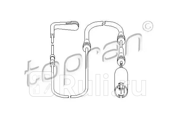 Датчик износа тормозных колодок HANS PRIES 501 837 001 930₽