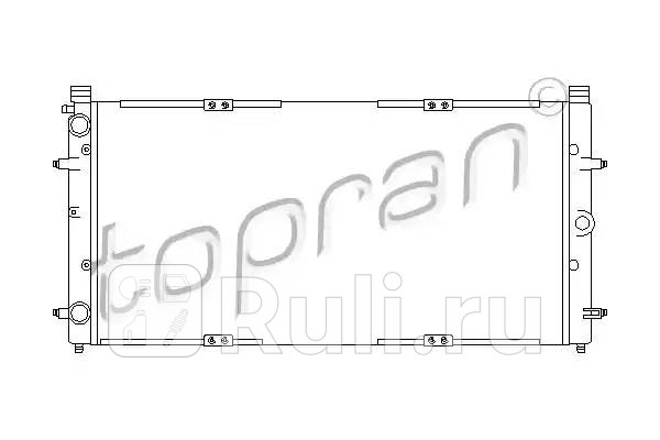 Радиатор охлаждения двигателя HANS PRIES 105 746 001 11870₽
