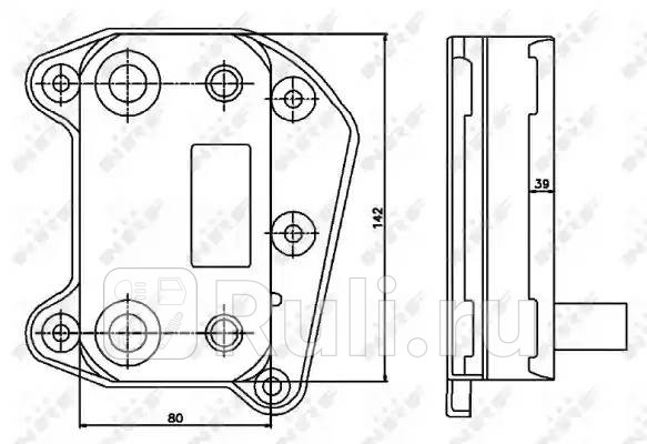 Радиатор масляный NRF 31183 6020₽