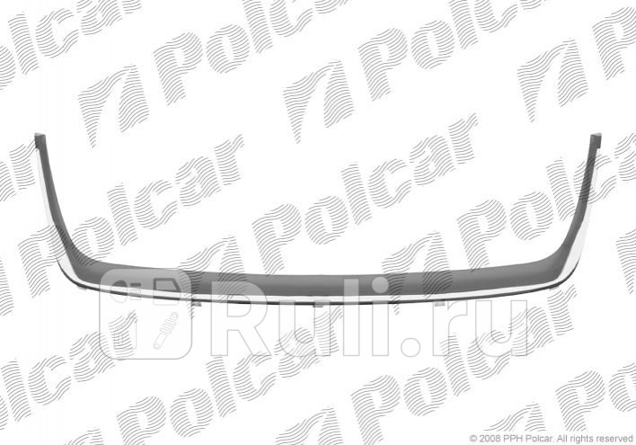 Молдинг решетки радиатора для Suzuki Grand Vitara 2005-2008 Polcar 742605-1 3690₽