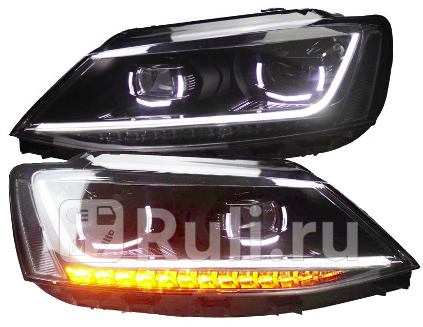 Тюнинг-фары комплект для Volkswagen Jetta 6 2011-2015 КИТАЙ CS-HL-000605 54490₽