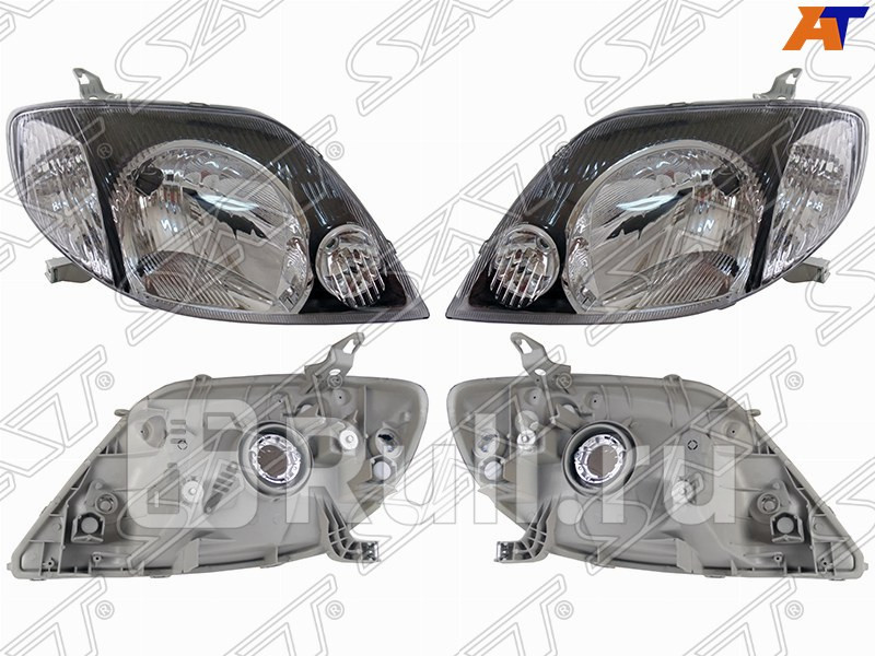 Тюнинг-фары комплект для Toyota Corolla 120 седан 2002-2004 SAT ST-212-11B5PXLD2 10810₽