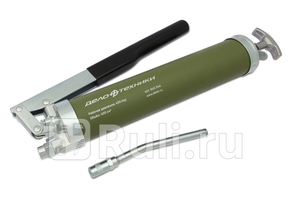 Шприц для смазки плунжерный профессиональный усиленный 400 см3 Дело Техники 865546 3200₽