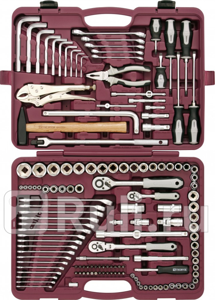 Набор инструмента 142 пр 12 38 14 6 гр Thorvik THORVIK UTS0142 24680₽