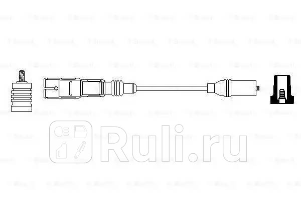 Провод высоковольтный BOSCH 356912884 0₽
