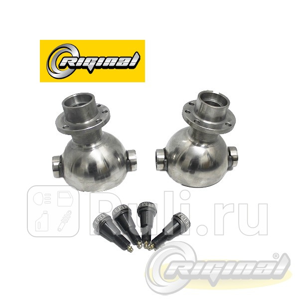 Шаровая опора УАЗ чашка на 2 уса нобразца со шкворнями на подшипниках Riginal 2 шт 719480 Riginal RG3162-2304012-20 18840₽