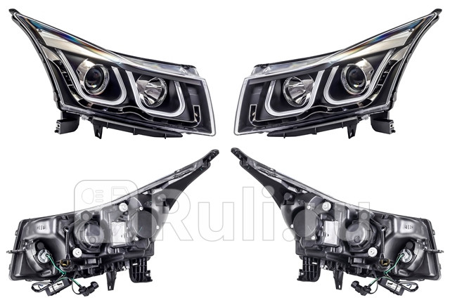 Тюнинг-фары комплект для Chevrolet Cruze 2012-2015 EAGLE EYES GM555B9WH0BH3VSS 52480₽