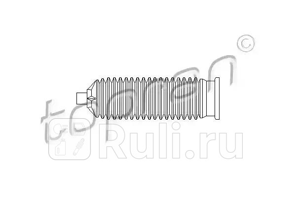 Пыльник рулевого механизма HANS PRIES 301 892 001 0₽