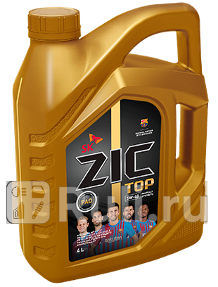 Масло ZIC 540 TOP API SP ACEA A3B4 синтетическое 4 л ZIC 162682 5320₽