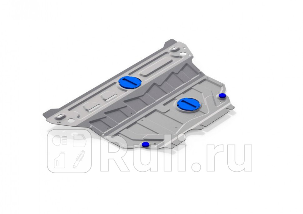 Защита поддона двигателя кпп для Skoda Octavia A7 2013-2017 RIVAL 33351141 6960₽