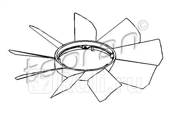 Крыльчатка HANS PRIES 401 856 001 0₽