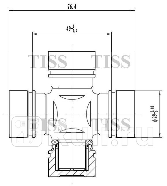 Крестовина 5200x2900 GUT17 JD JTU0047 740₽
