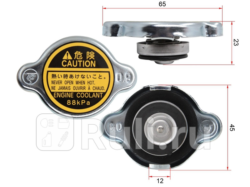 Крышка радиатора TOYOTA MANY 09 TOYOTA-LEXUS 16401-54750 1230₽