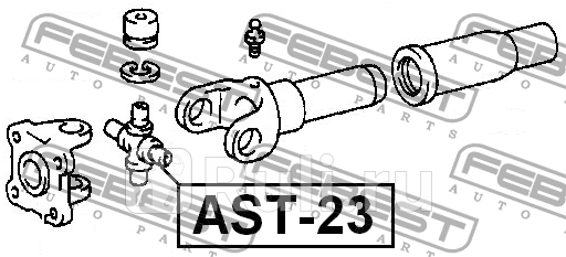 Крестовина карданного вала TOYOTA LAND CRUISER 200150 29x49 AST-23 FEBEST AST-23 1350₽
