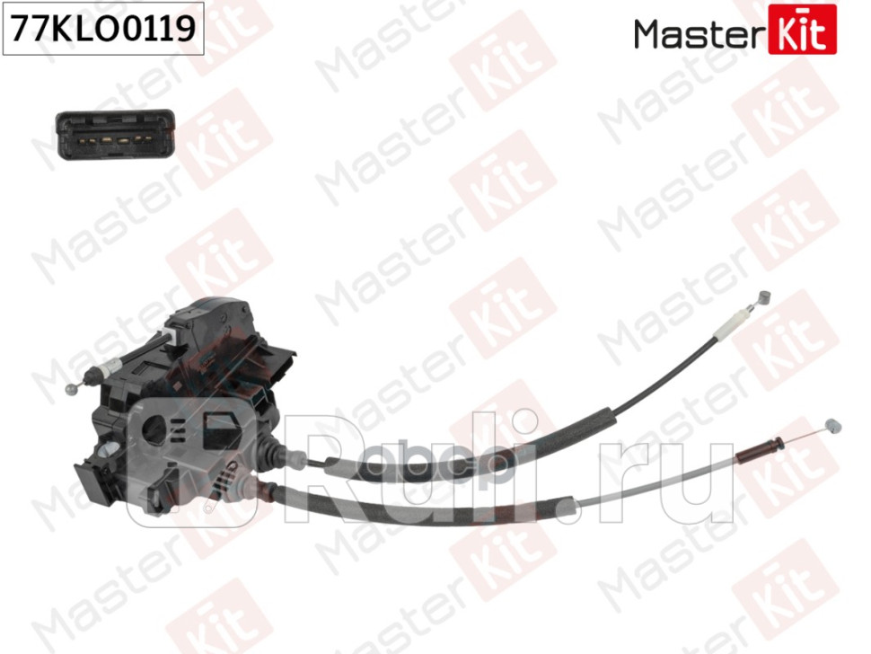 Замок двери перед лев Hyundai ELANTRA HD 2005 - 77KLO0119 MASTERKIT 77KLO0119 4240₽