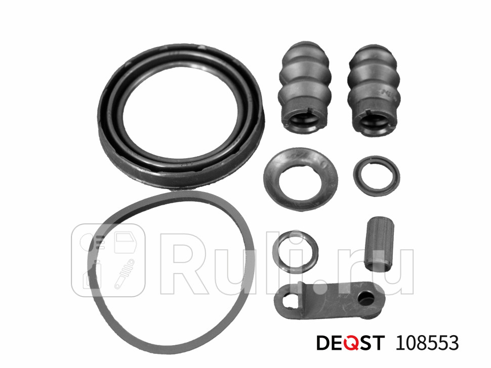 Ремкомплект тормозного суппорта переднего для поршня o 57mm суппорт bosch применяемость DEQST 108553 380₽