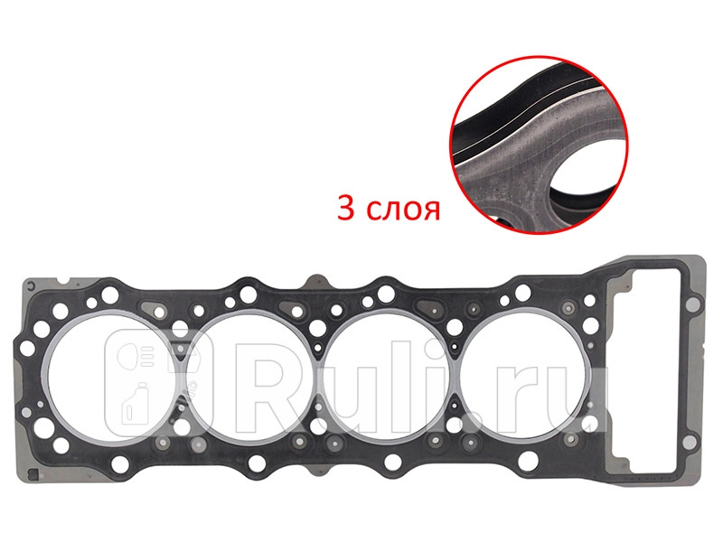 Прокладка ГБЦ MITSUBISHI PAJERO 4M41 08- T-070 A MITSUBISHI 1005B762 9290₽