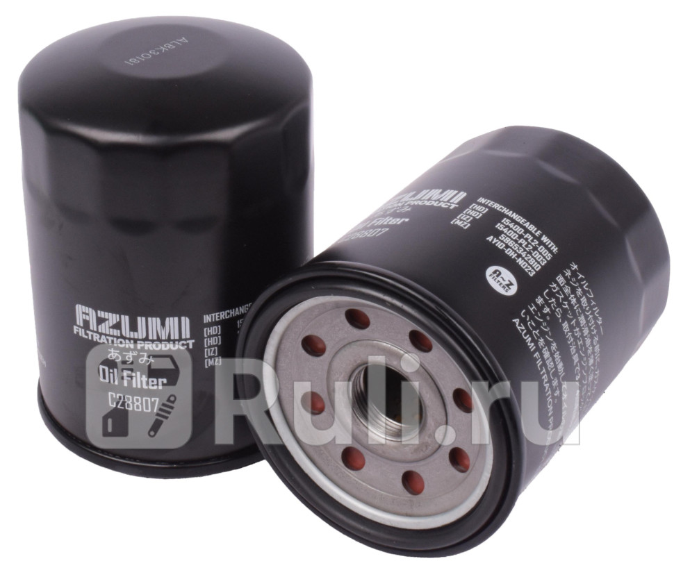 Фильтр масляный FORD TRANSIT 24TDCi 06-14 C28807 Azumi C28807 500₽