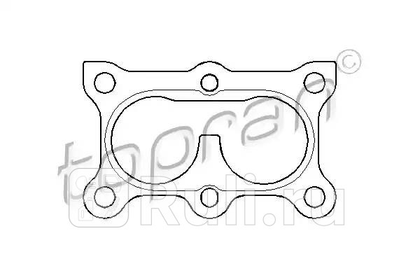 Прокладка выпускной трубы глушителя HANS PRIES 108179001 0₽