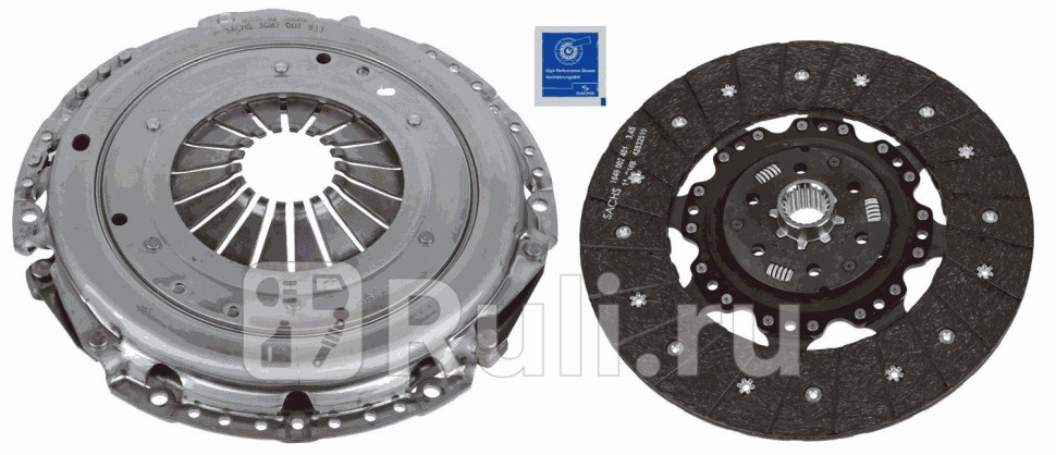 к-кт сцепления Fiat Ducato 23JTD 06 SACHS 3000 970 086 0₽