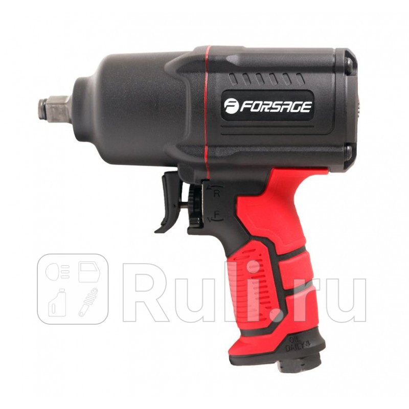 Пневмогайковерт ударный 12 inch 1450 hм 7000 обмин 198 лмин 63 бар вес 2 кг twin hammer с Forsage F-82549 10580₽