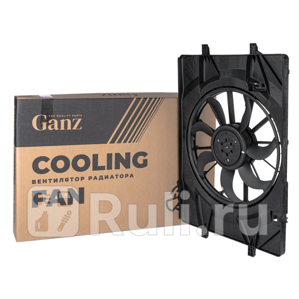 Вентилятор радиатора в сборе безщеточный мотор GANZ GIC06554 17380₽