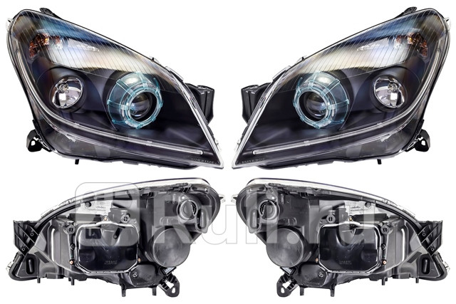Тюнинг-фары комплект для Opel Astra H 2004-2014 EAGLE EYES OP061B3WS0 38400₽