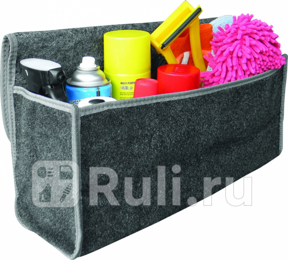 Органайзер-сумка в багажник 550x150x230 мм AVS серый войлочный крепление к багажнику AVS A78437S 740₽