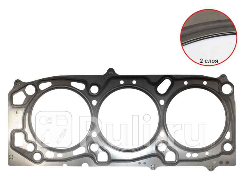 Прокладка ГБЦ MITSUBISHI PAJEROMONTERO 6G75 05- LH MITSUBISHI 1005B047 3440₽