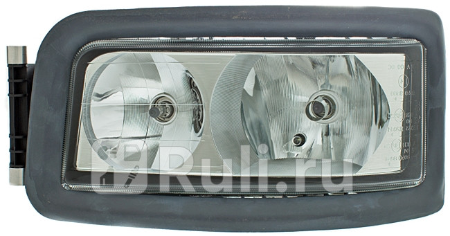 Фара в сборе левая с электр корректором с окантовкой h7h7 man tga Hella 1EH 354 984-031 0₽