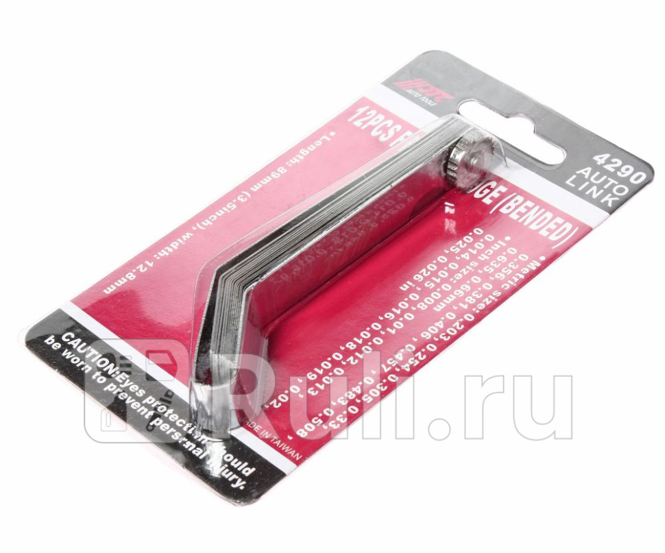 Набор щупов изогнутых для измерения зазора 0203-066мм 0008-0026 12 лезвий JTC 1 JTC JTC4290 1060₽