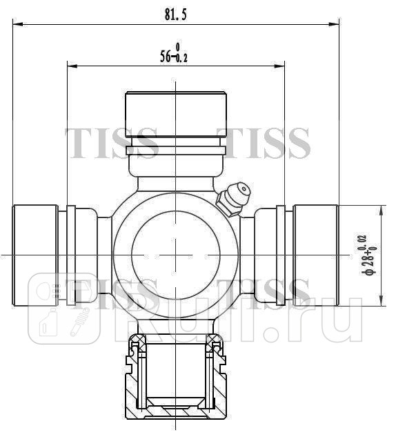 Крестовина 5900x2800 GUMZ6 JD JTU0070 670₽