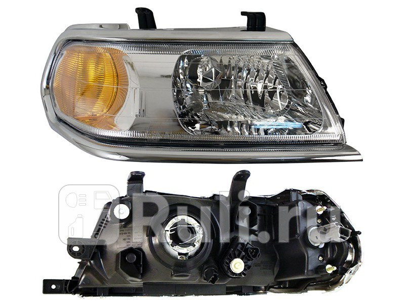 Фара правая для Mitsubishi Pajero Sport 1998-2008 SAT ST-114-1121CR 9380₽