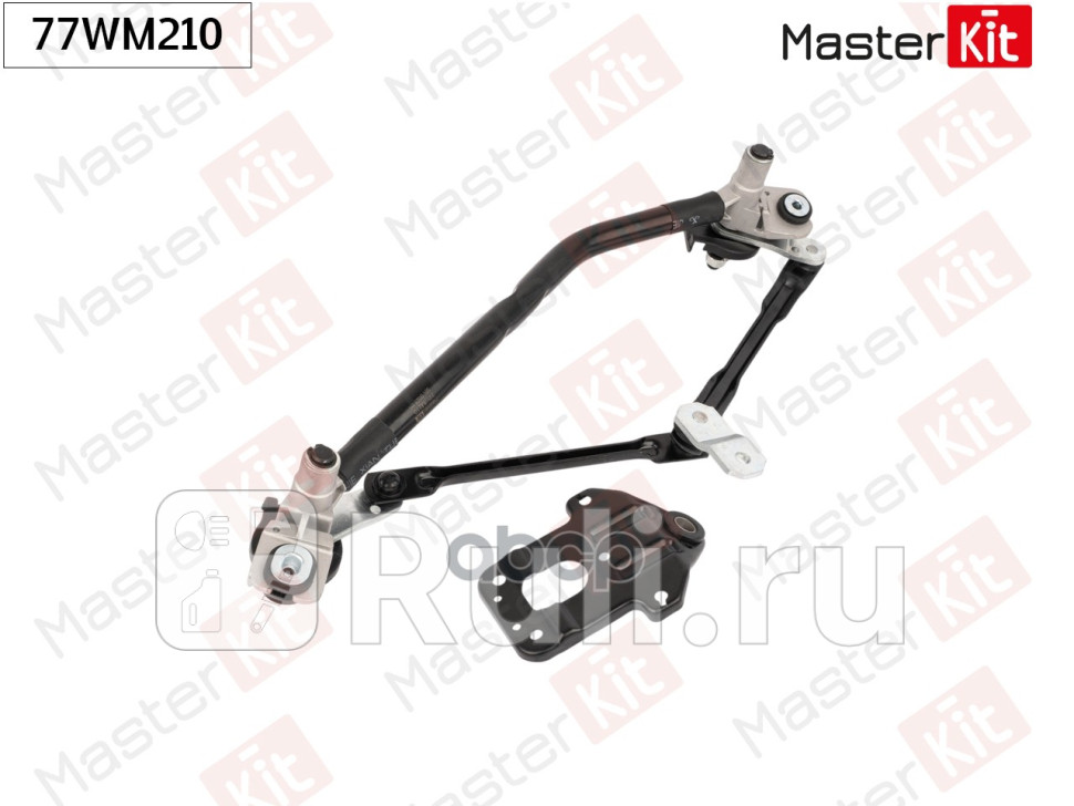 Мотор стеклоочистителя с трапецией передний HYUNDAI I10 PA 2008 - MASTERKIT 77WM210 MASTERKIT 77WM210 7970₽