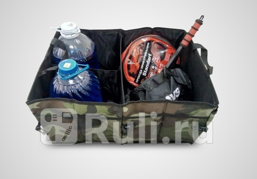 Органайзер-сумка в багажник 560х390х265 мм AVS хаки крепление к багажнику AVS A78461S 970₽