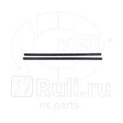 Молдинги дверей передних RENAULT Logan I 04-09 к-кт 2 шт NSP NSP076001546710 940₽