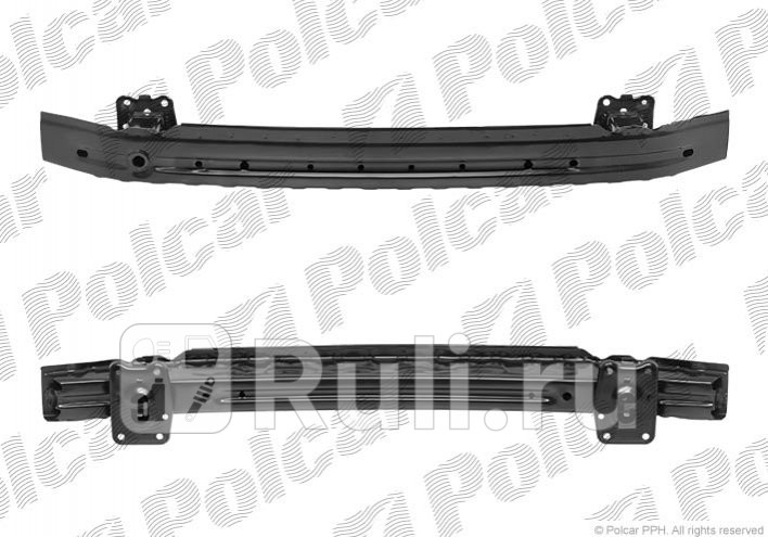 Усилитель переднего бампера для Subaru Legacy BMBR 2009-2015 Polcar 720907-3 10260₽