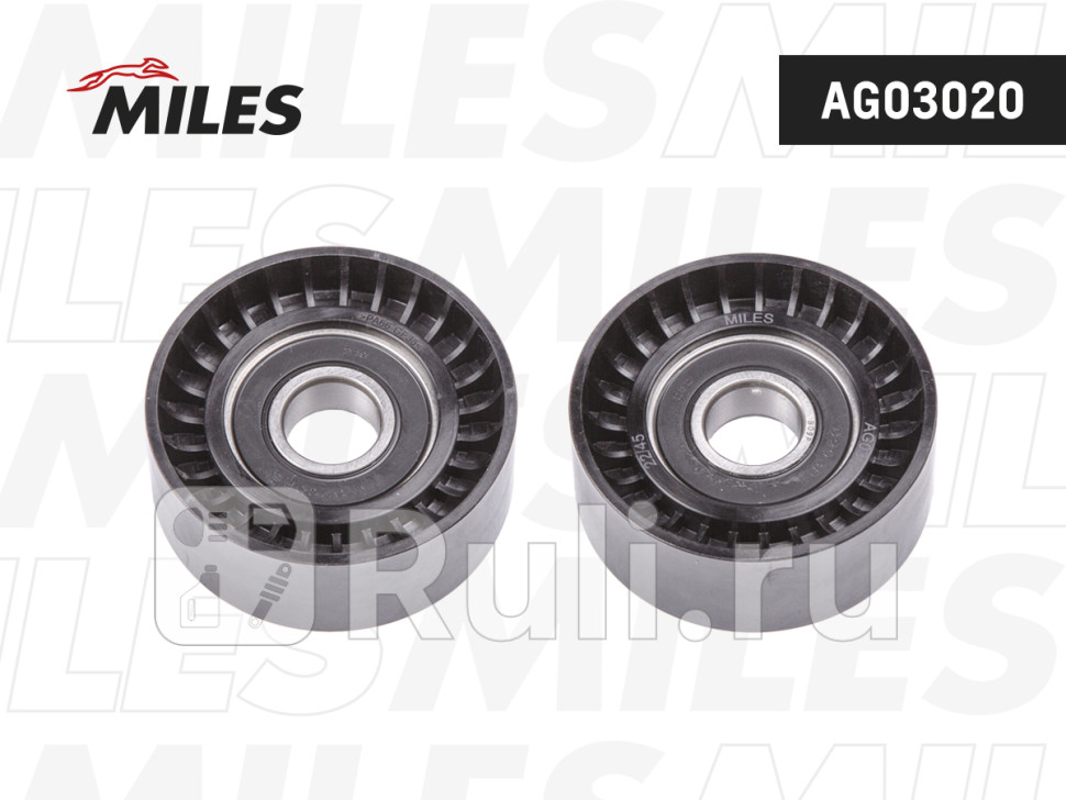 Ролик ремня приводного Audi A3 8P1 18 TFSI AG03020 MILES AG03020 1190₽