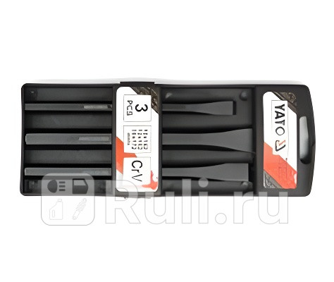 Набор зубил 3 пр 10х142 мм 12х152 мм 16х172 мм YATO YT-4711 0₽