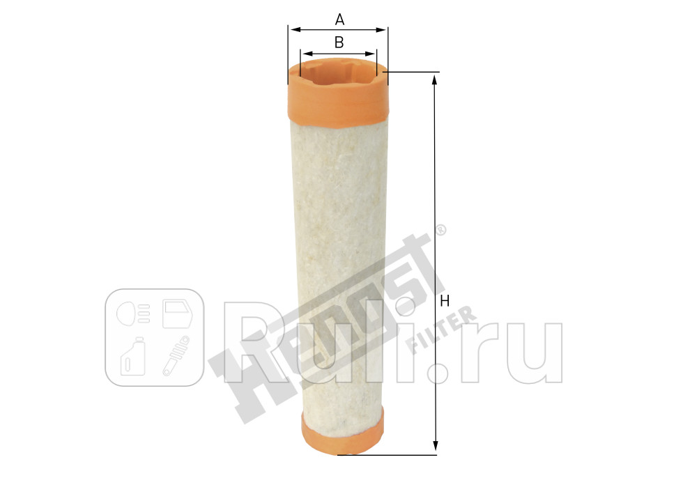 Фильтр воздушный E1600LS CF 200 ATLAS-COPCO основной E1600L вторичный E1600LS 1штуп HENGST E1600LS 0₽