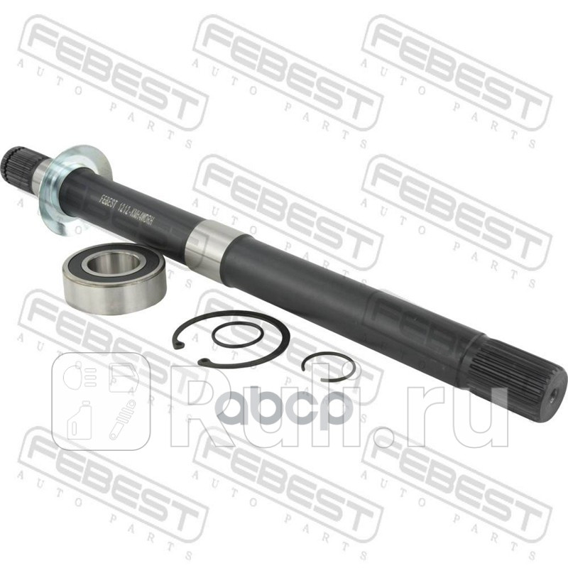 ПОЛУОСЬ ПРАВАЯ БЕЗ КРОНШТЕЙНА 28X422X28 FEBEST 1212-KMH4WDRH 9750₽