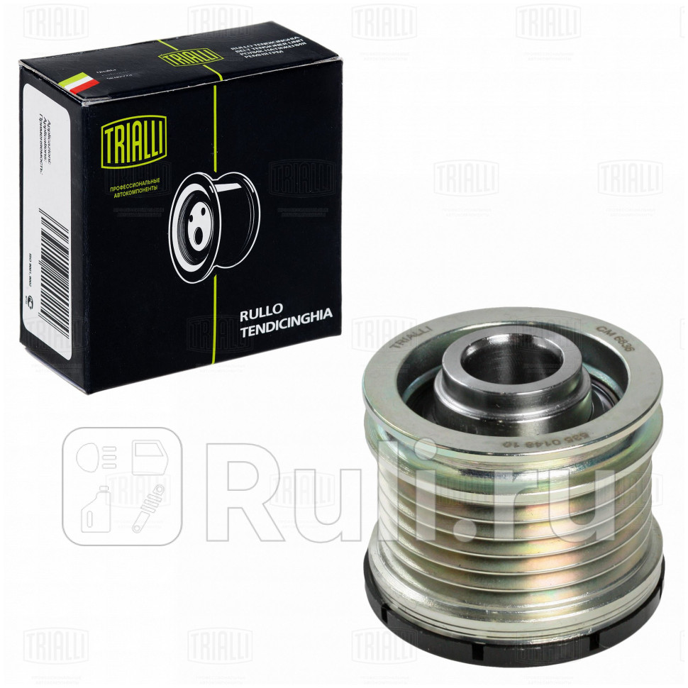 Шкив генератора Nissan Qashqai J11 14- 20i обгонная муфта Trialli TRIALLI CM 6836 1960₽