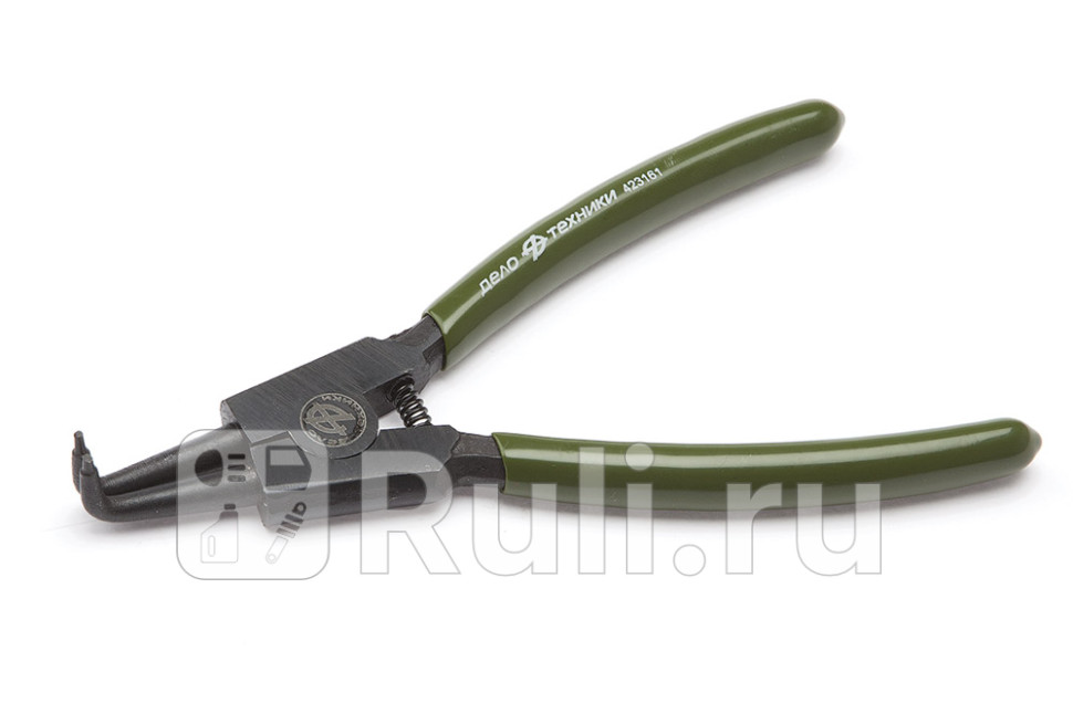 Съемник наружных стопорных колец загнутый 180мм Дело Техники 423181 0₽