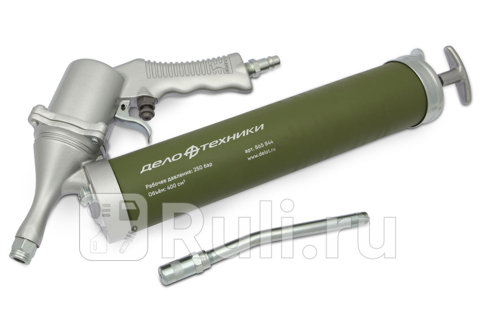 Шприц для смазки пневматический 400 см3 Дело Техники 865844 4650₽
