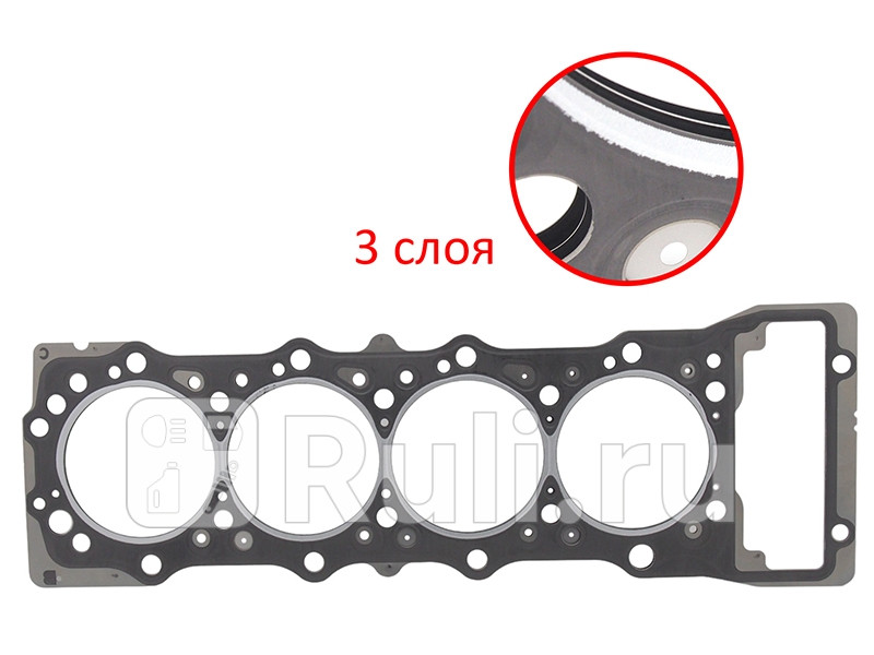 Прокладка ГБЦ MITSUBISHI PAJERO 4M41 08- T-075 B MITSUBISHI 1005B763 8030₽